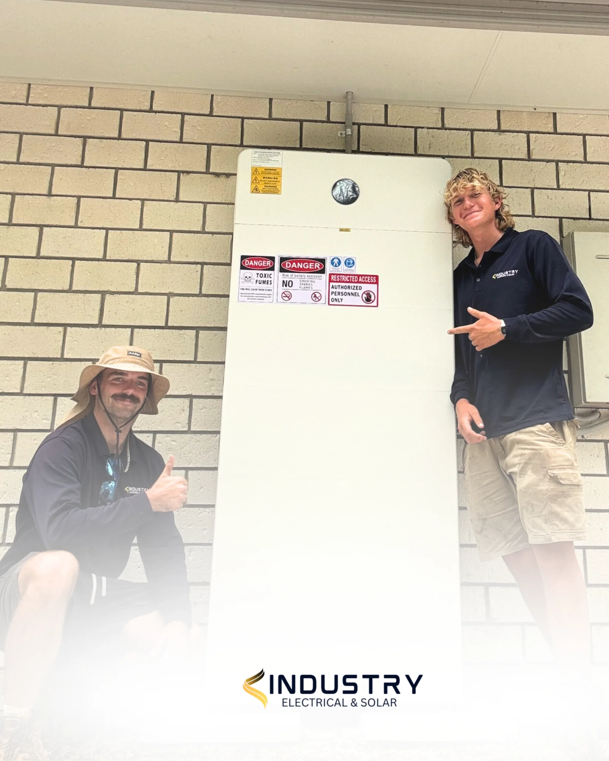 Solar battery installation